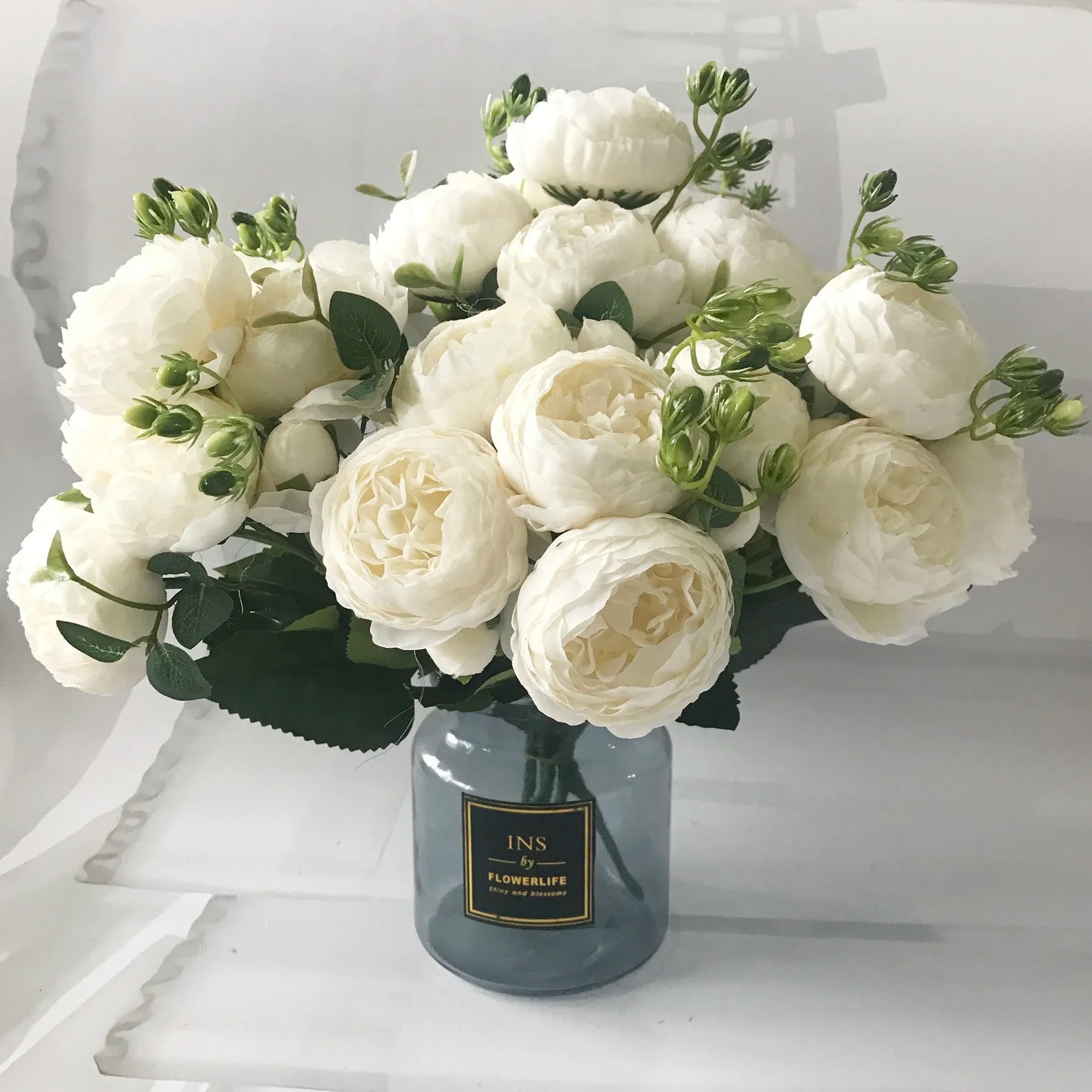 Bouquet Pivoines Artificielles