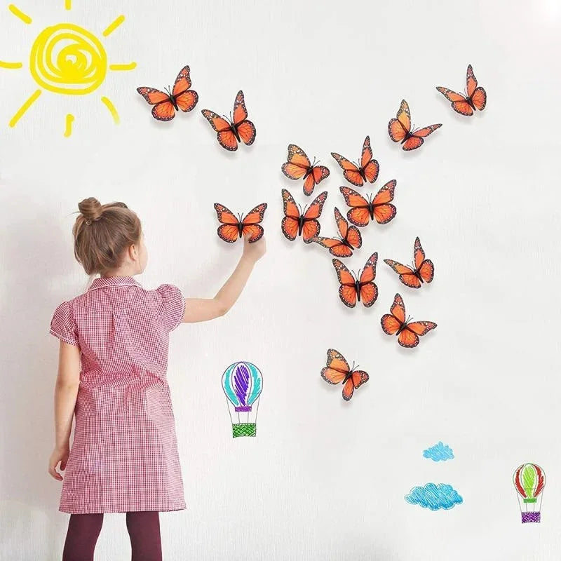Papillons Décoratifs 3D