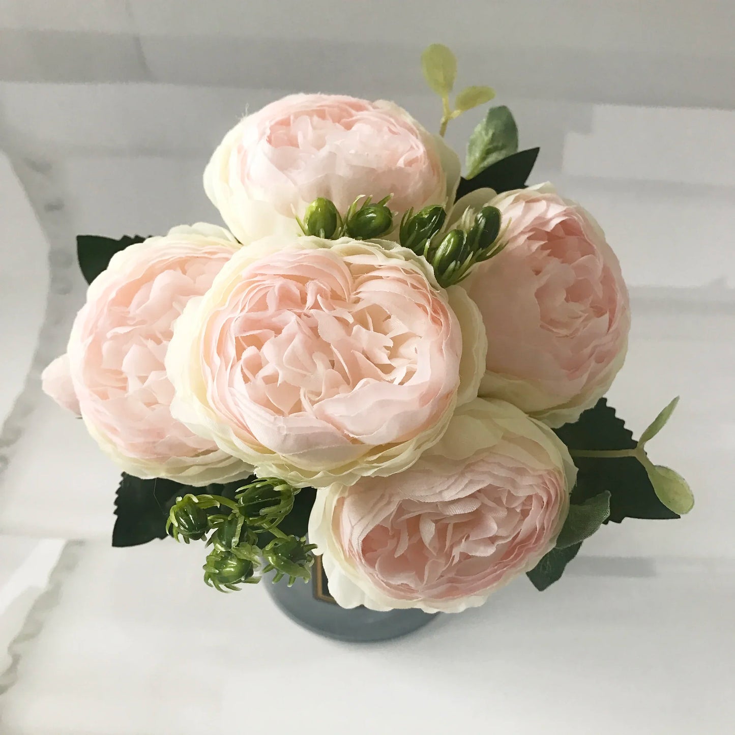 Bouquet Pivoines Artificielles