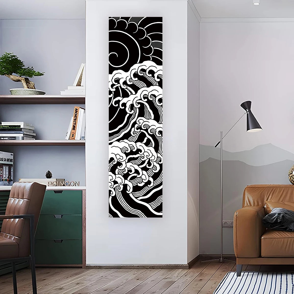 Tapisserie Vagues Japonaises