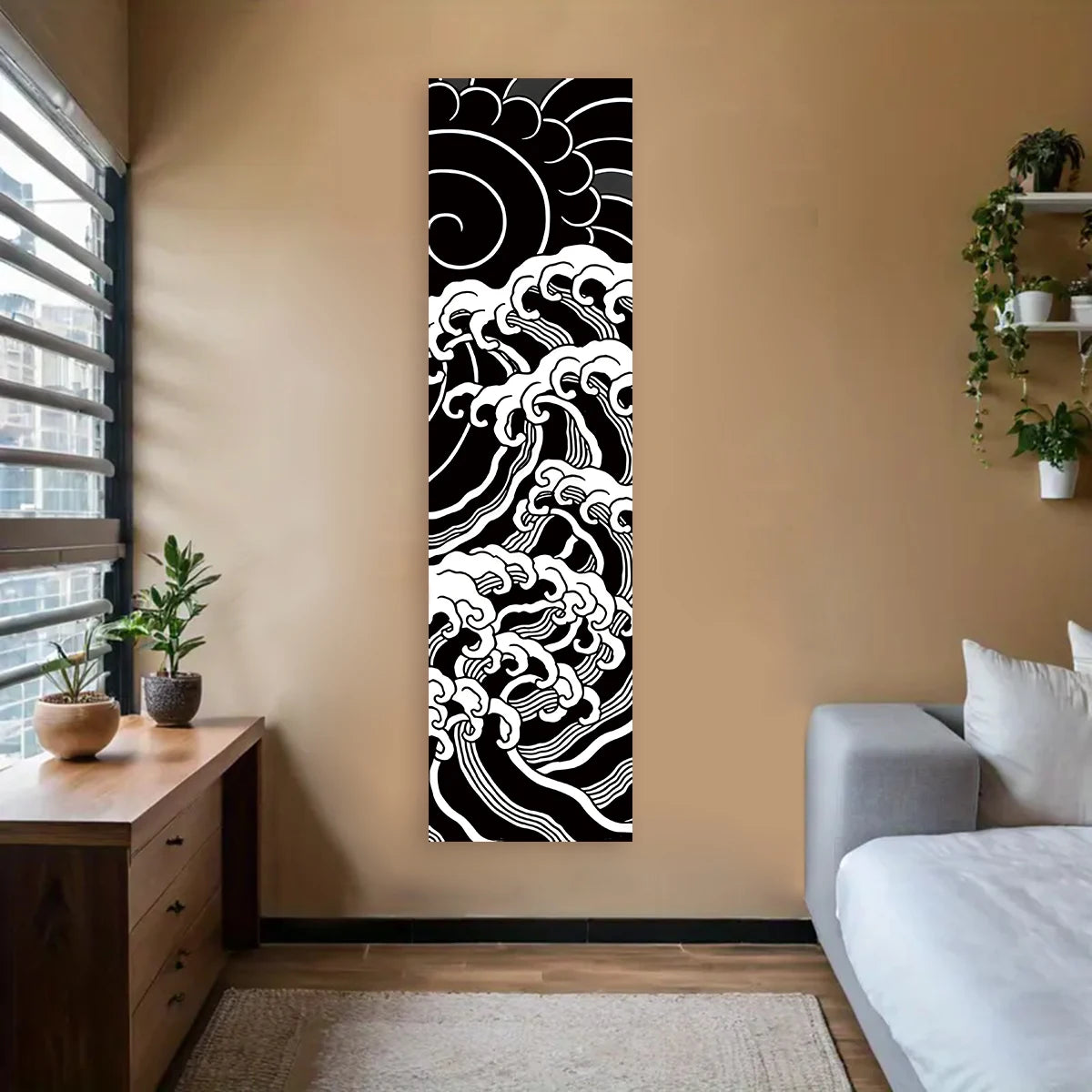 Tapisserie Vagues Japonaises