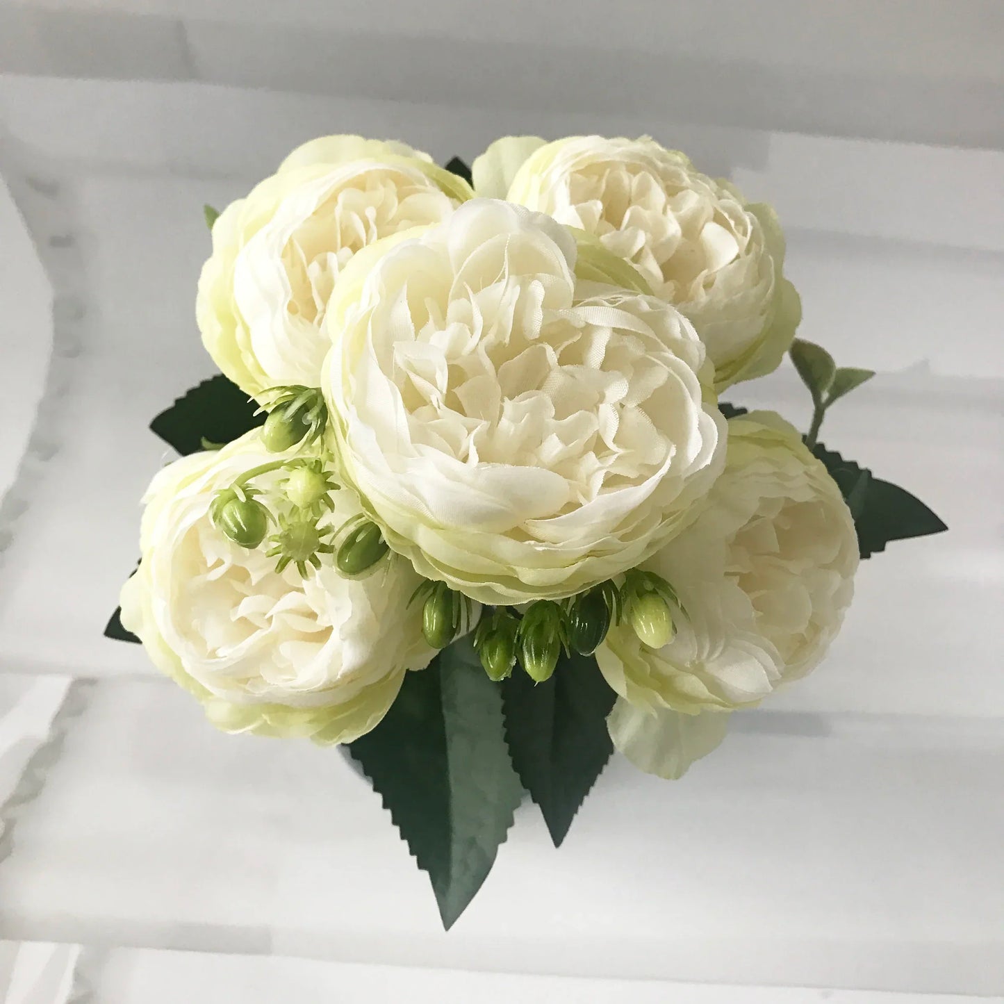 Bouquet Pivoines Artificielles