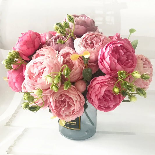 Bouquet Pivoines Artificielles